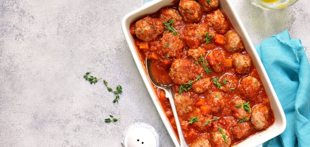 Pulpety z mięsa mielonego w sosie pomidorowym. Danie jak z bajki Disneya!