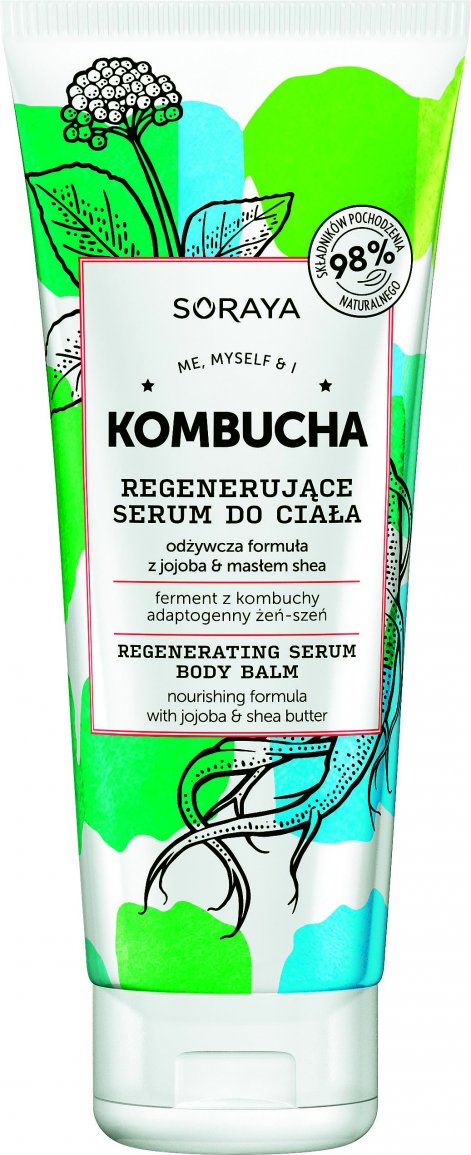 Regenerujące serum do ciała z linii Kombucha marki Soraya (20 99 zl, 200 ml)
