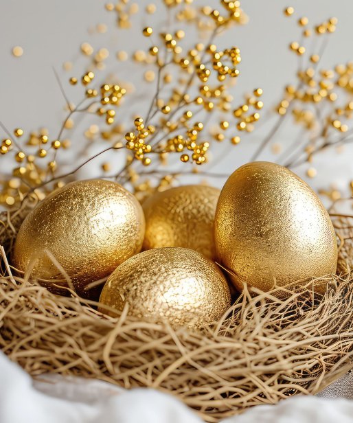 Jak ozdobić jajka wielkanocne? 3 pomysły na&nbsp;wyjątkowe złote pisanki