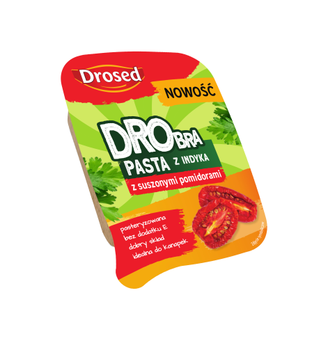 DROBRA PASTA Z INDYKA z suszonymi pomidorami 100g_