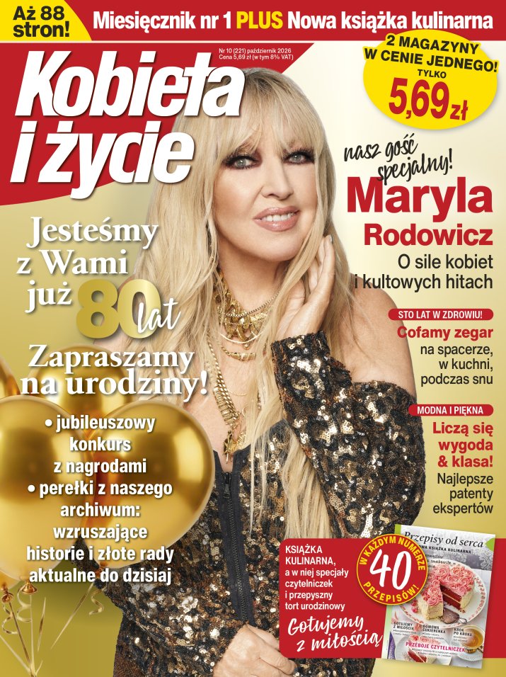 80 lat z czytelniczkami. Jubileuszowe wydanie „Kobiety i Życia” już w sprzedaży